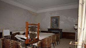 Una de las salas de la mansión de Jeffrey Epstein en Manhattan que servía de comedor.