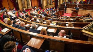Pleno del Parlament.