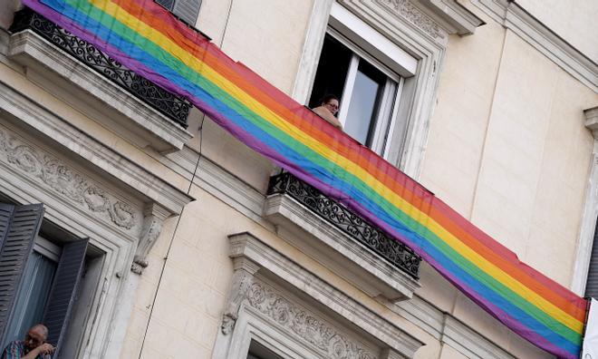 Reivindicación del Orgullo LGTBI en el barrio de Chueca de Madrid