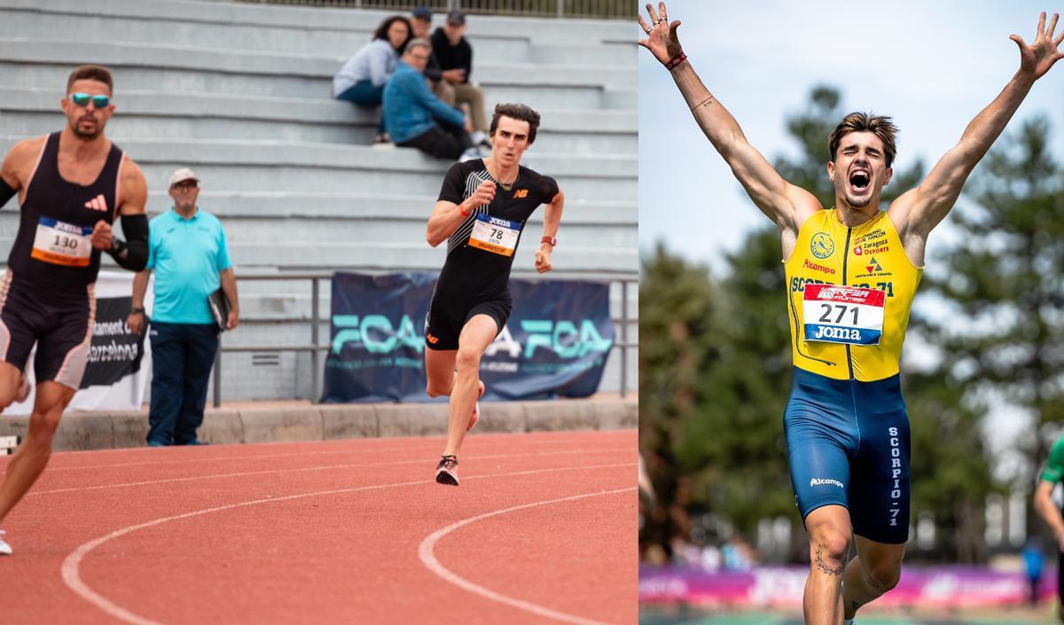 Óscar Husillos, Bernat Erta y Markel Fernández