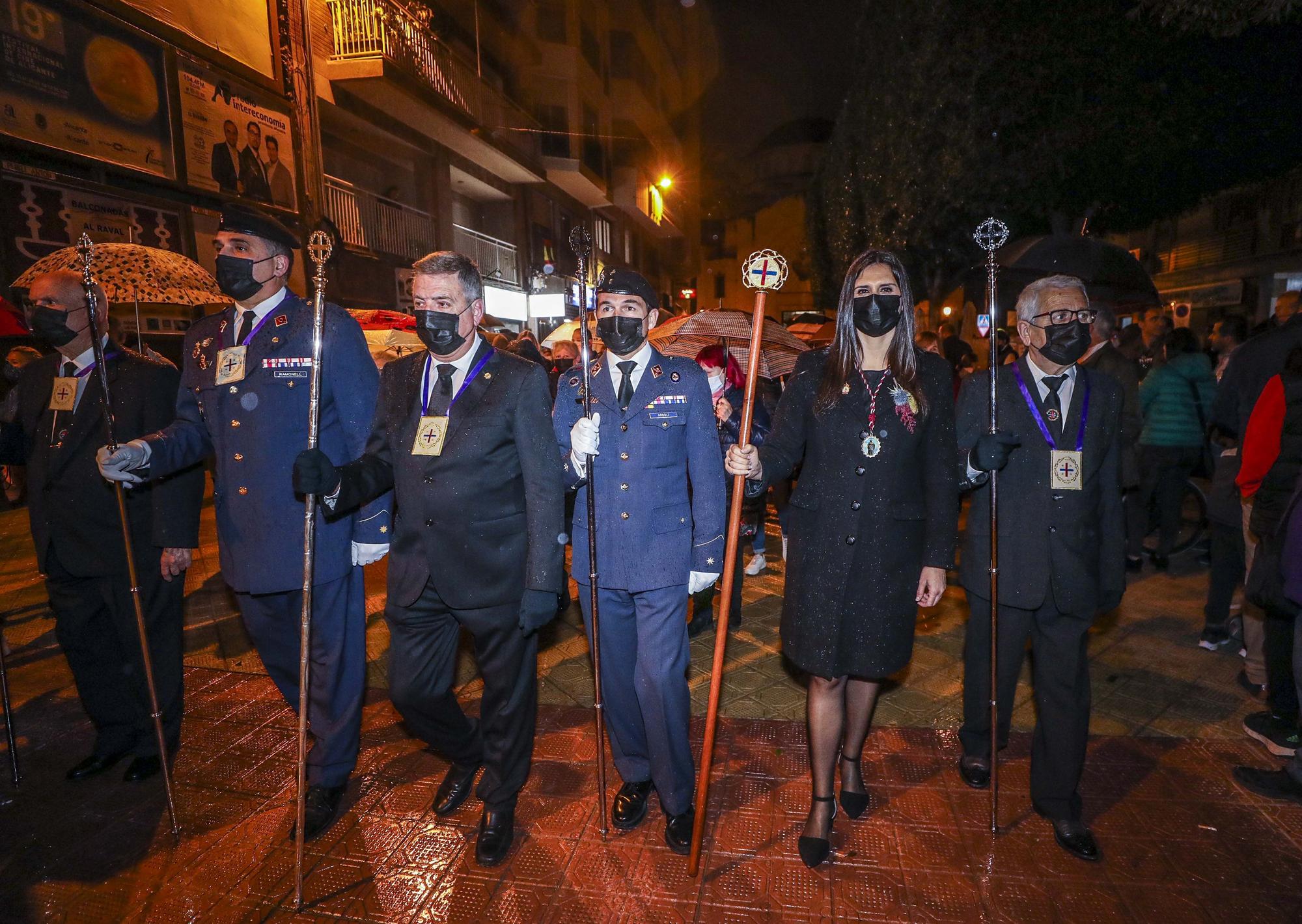 Elche Procesiones Miercoles Santo:Procesion de las Jesuitinas,Cristo del Amor Salesianos,Misa Mare de Deu de les Bombes,Nuestro Padre Jesus Rescatado.