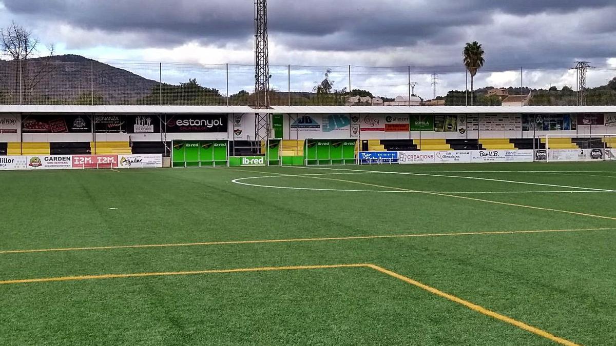 Campo de fútbol de Es Moleter, donde se disputará el Cardassar-Atlético el día 16.