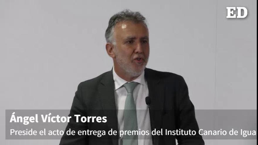 Ángel Víctor Torres preside el acto de entrega de premios del Instituto Canario de Igualdad