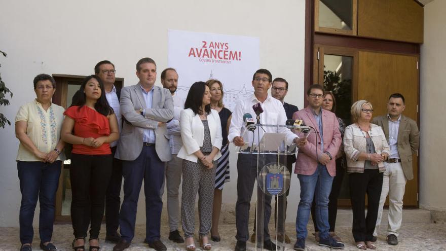 El gobierno de Ontinyent asegura haber cumplido el 80% del programa en el ecuador del mandato