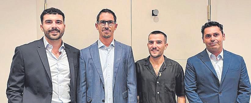 Gabriel Llobera, Toni Vallcaneras, Jaume Miralles y Toni Frontera.