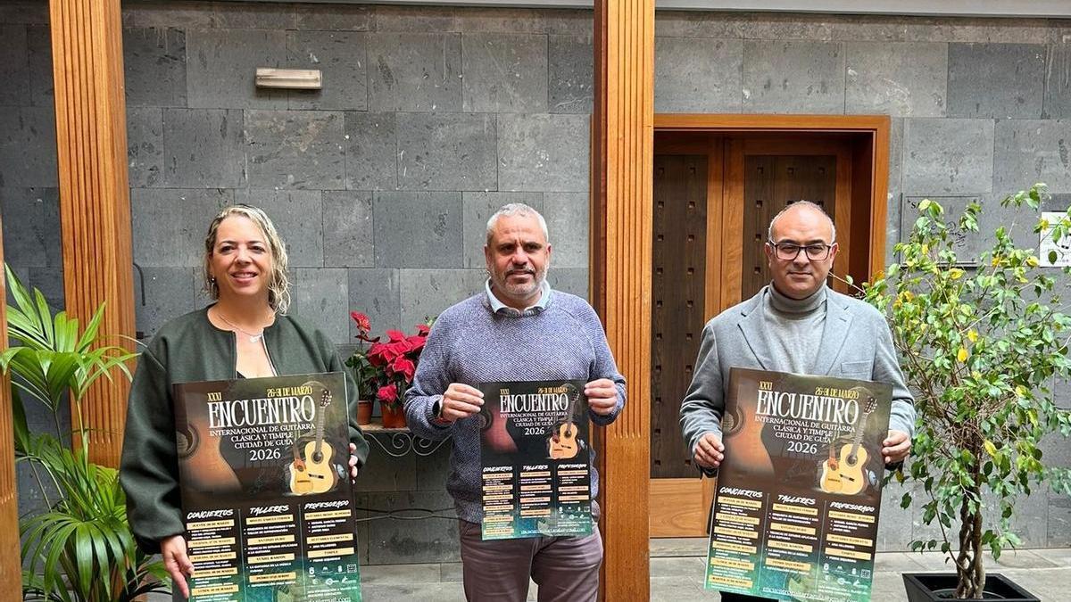 Santa María de Guía celebra el XXXI Encuentro Internacional de Guitarra Santa María de Guía celebra el XXXI Encuentro Internacional de Guitarra