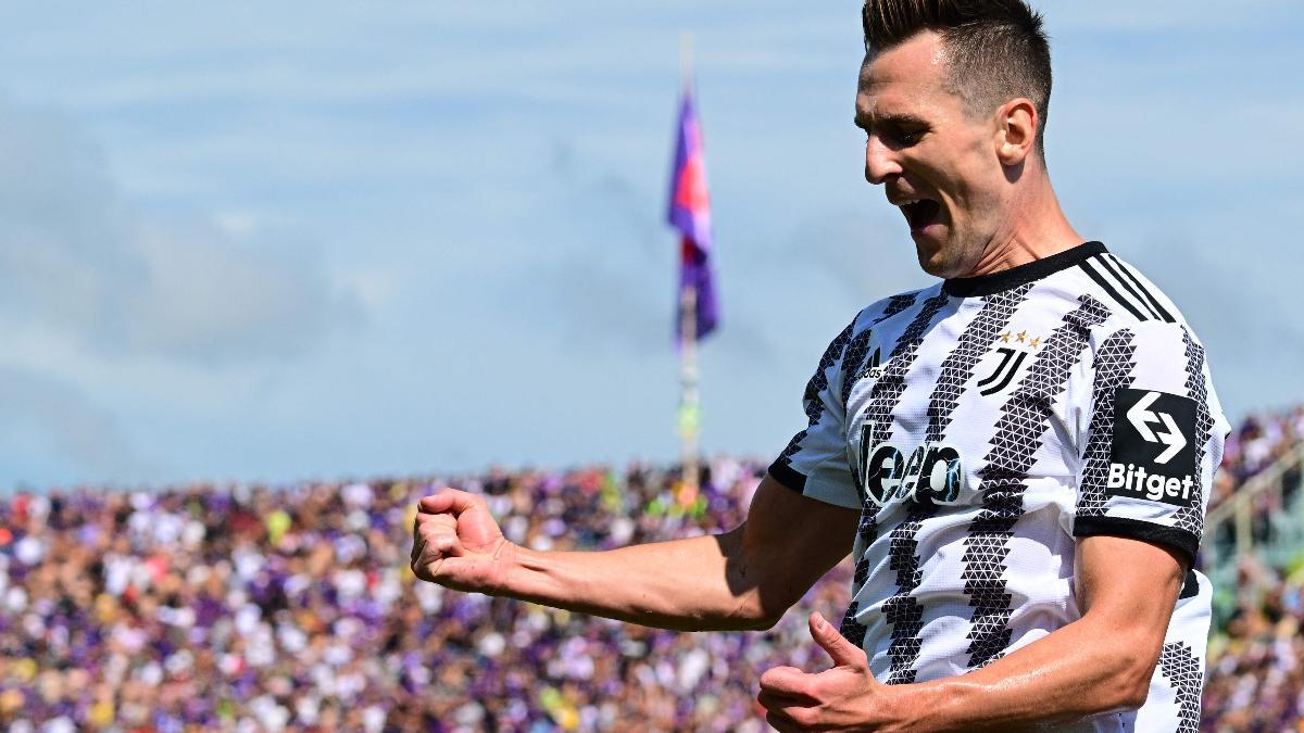 Milik volvió a marcar con la Juventus