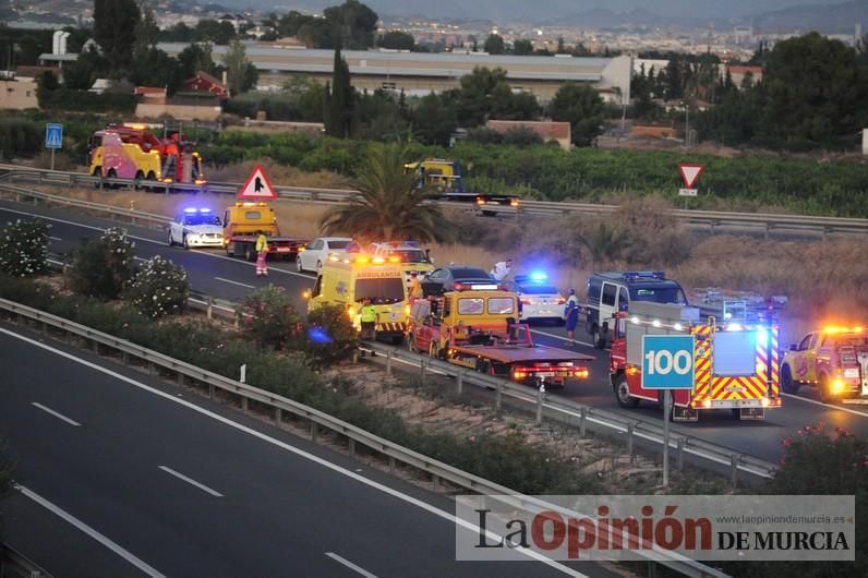 Grave accidente en Sangonera la Seca