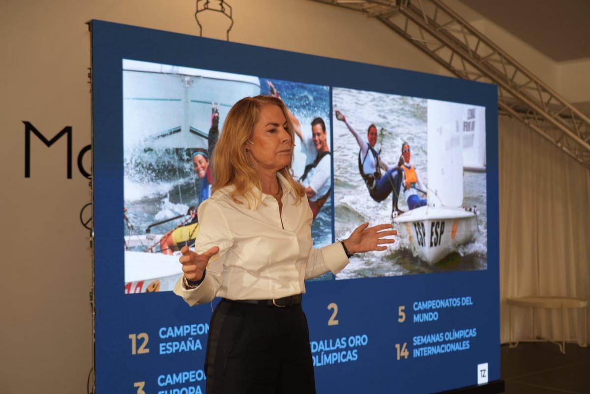 Theresa Zabell durante su intervención en el Ecoforum.
