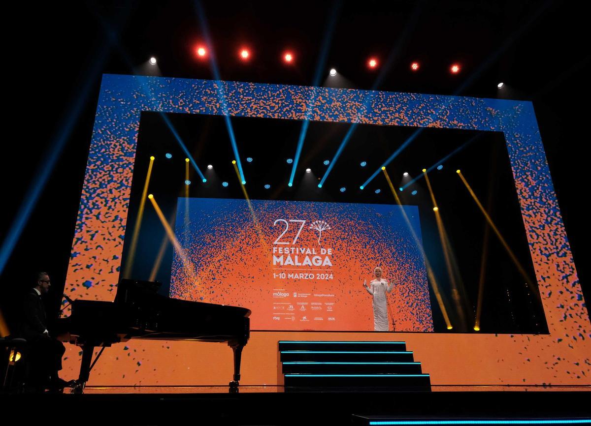 Una imagen de la gala de clausura del pasado Festival de Málaga.