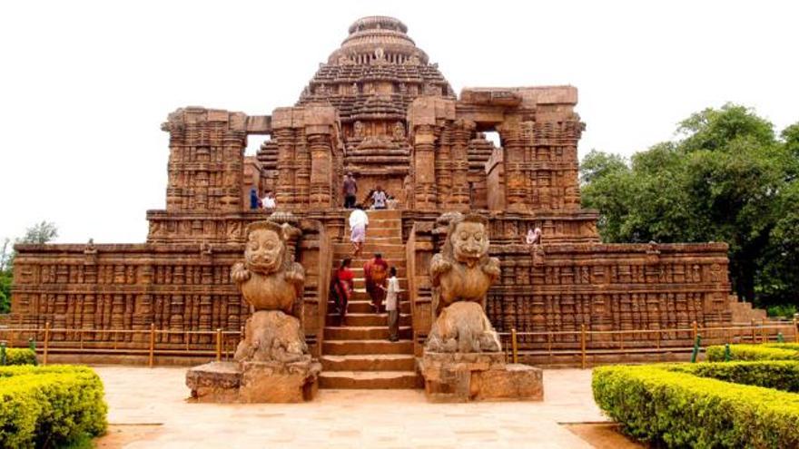 El imponente Templo del Sol en Konarak, la India