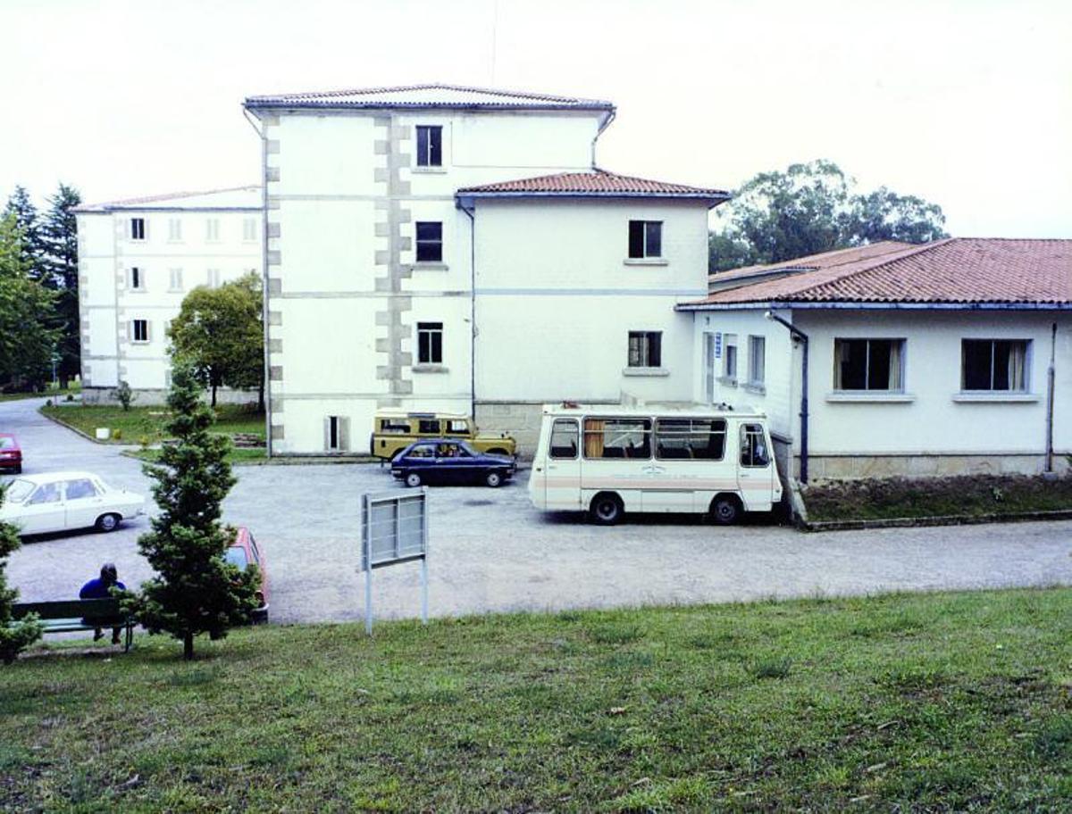 Hospital Psiquiátrico de O Rebullón, en una foto tomada a finales de los 70.  | // D.P.