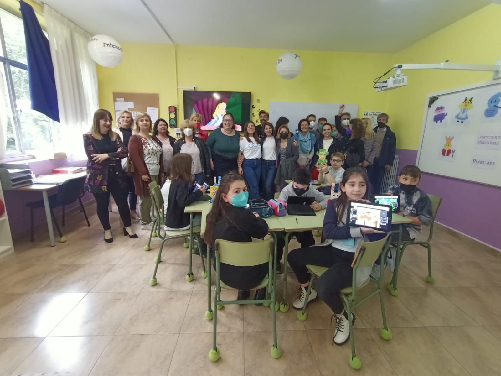 Los niños de Rioturbio programan su futuro