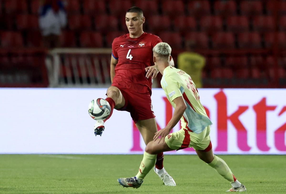 Nations League: Serbia - España, en imágenes.