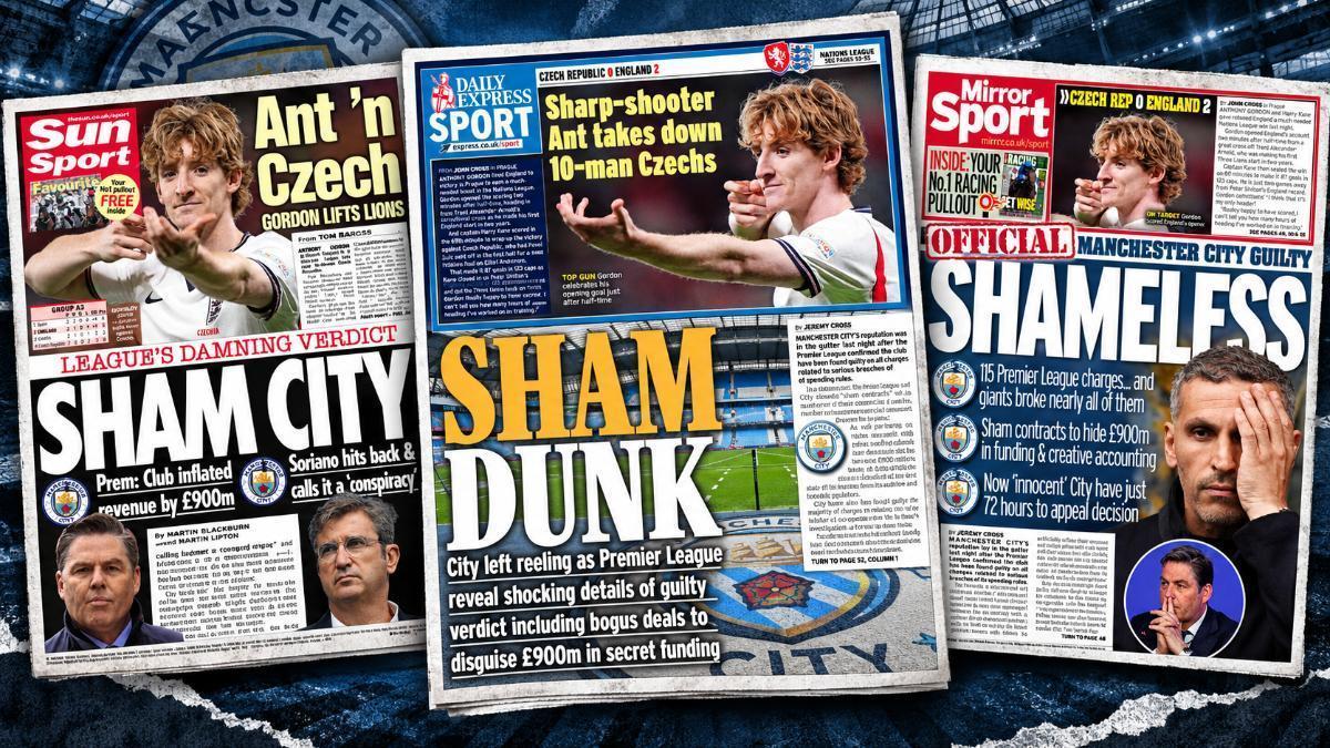 "SHAMpions": La prensa inglesa carga contra el "fraude" del City