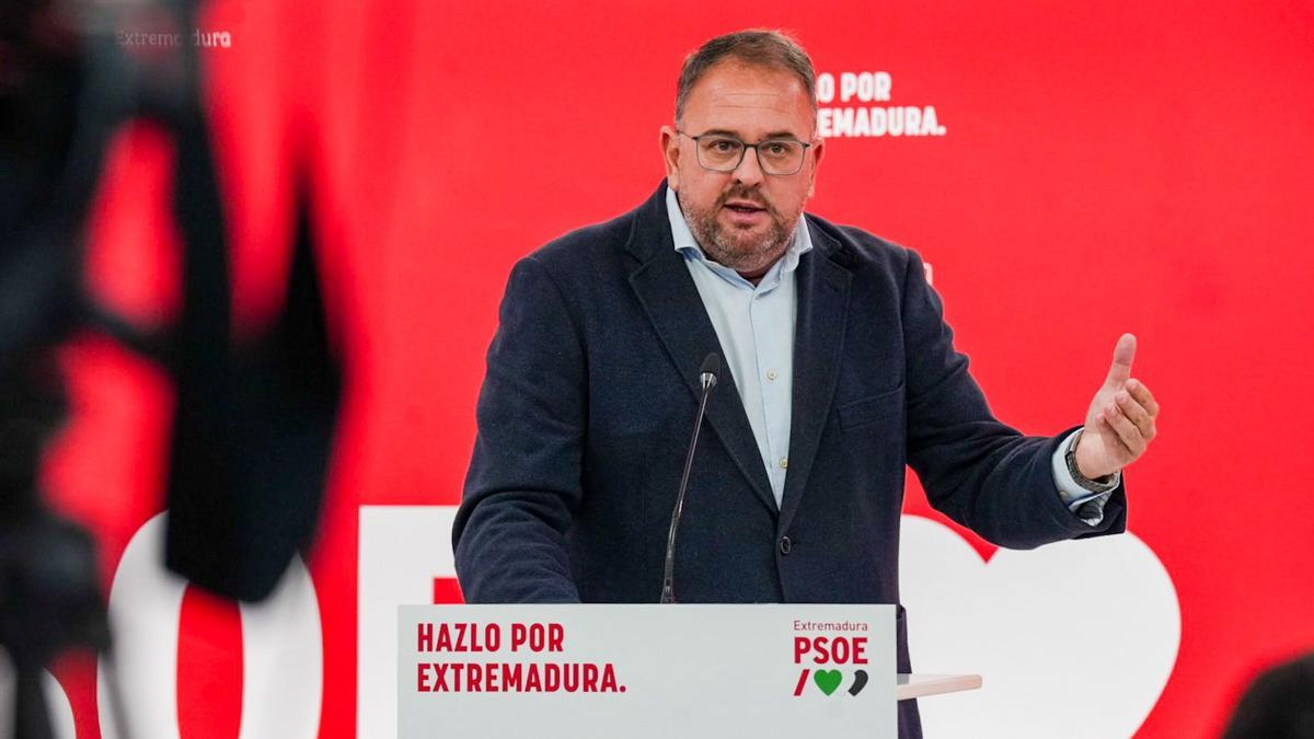 Rueda de prensa del portavoz del Comité Electoral, Antonio Rodríguez Osuna