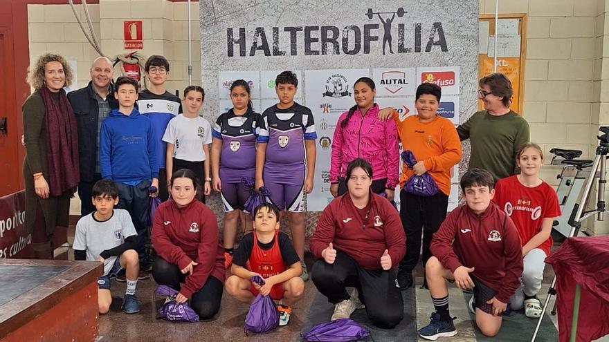 La halterofilia alzireña nutre a la selección valenciana