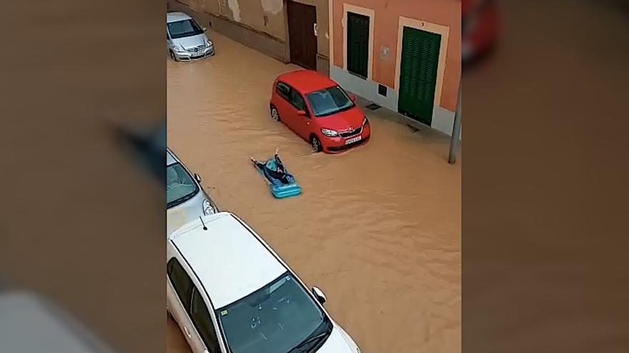 El tiempo en Mallorca: Fuertes lluvias y granizo en la isla