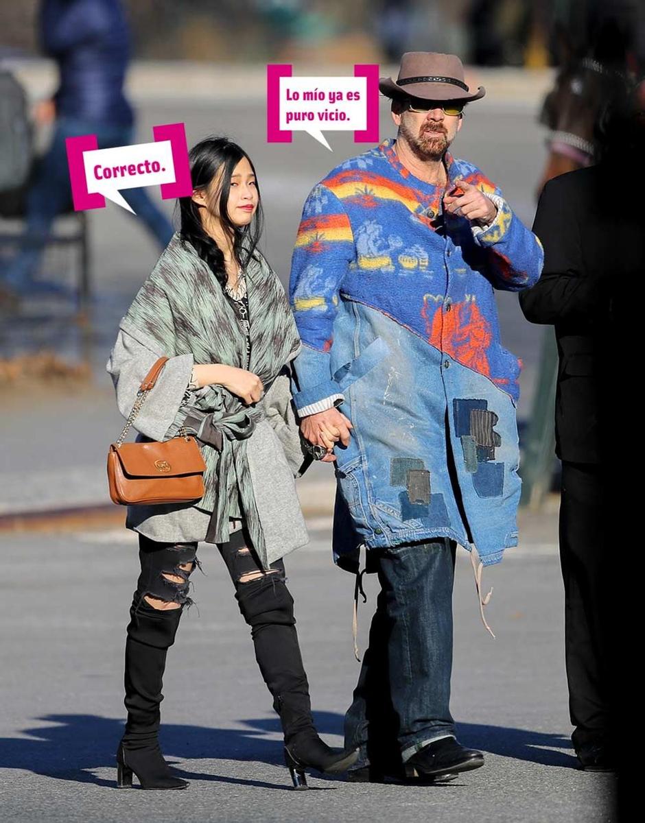 Nicolas Cage y su mujer Riko Shibata