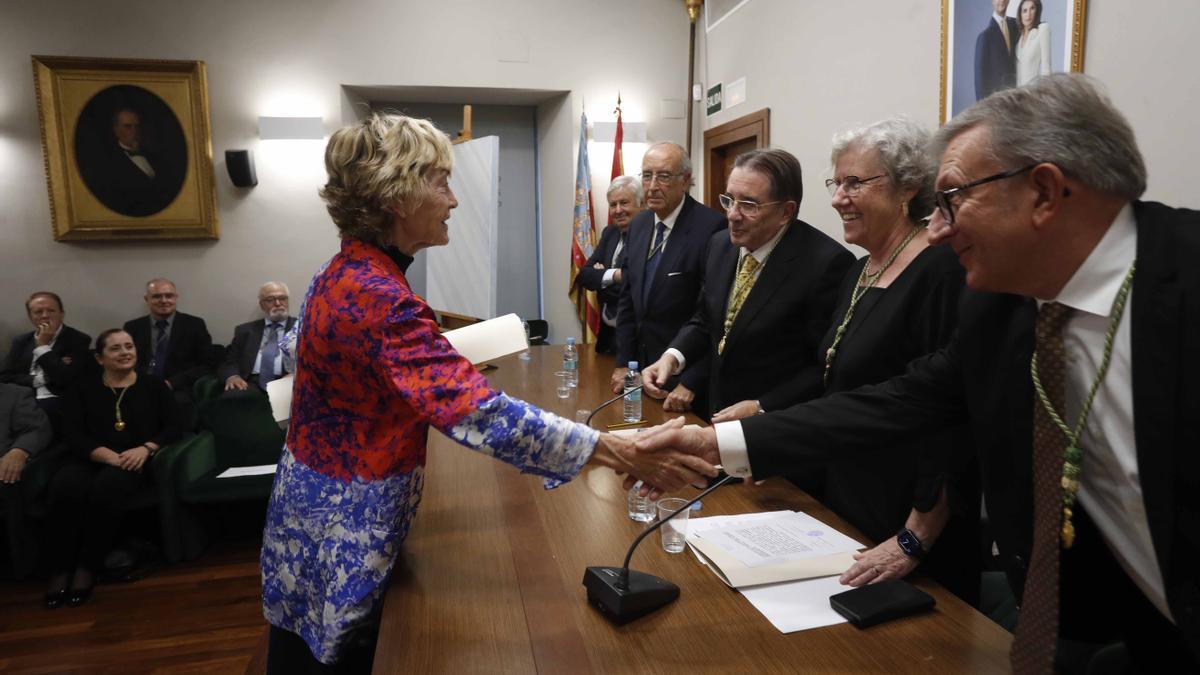 Valencia. Apertura del Curso Académico 2022-2023 de la Real Academia de Bellas Artes de San Carlos y toma de posesión como Académica Correspondiente de la pintora Soledad Sevilla Portillo.