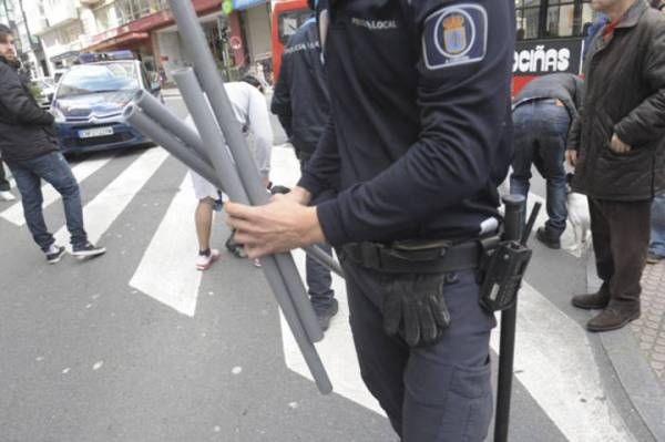 Fotogalería de los incidentes en A Coruña