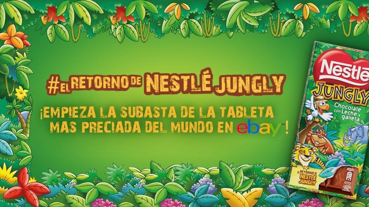 La mítica tableta Nestlé Jungly regresa al mercado