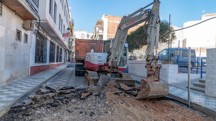 Nerja inicia las obras de reurbanización de la calle Diputación