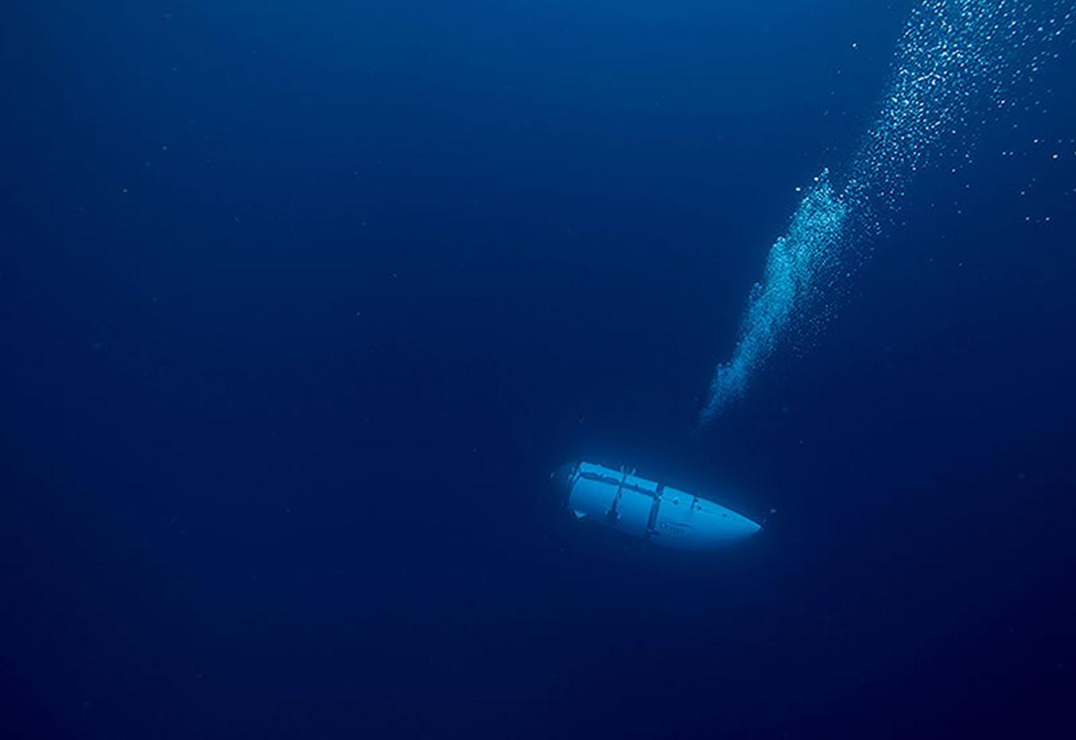 Así es el Titan, el submarino que llevaba turistas al Titanic