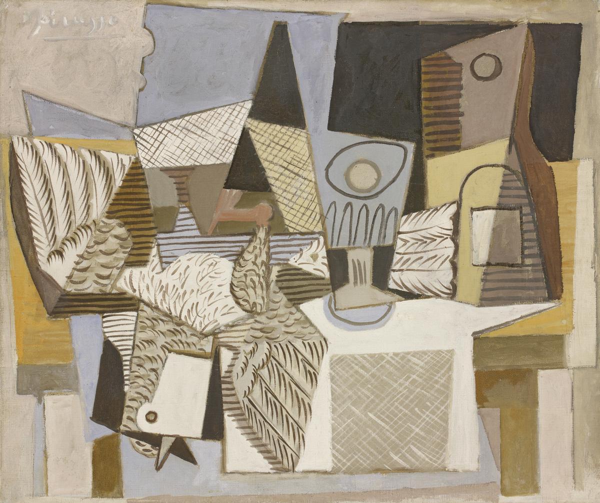 Pablo Picasso, 'Naturaleza muerta con paloma' (1919)