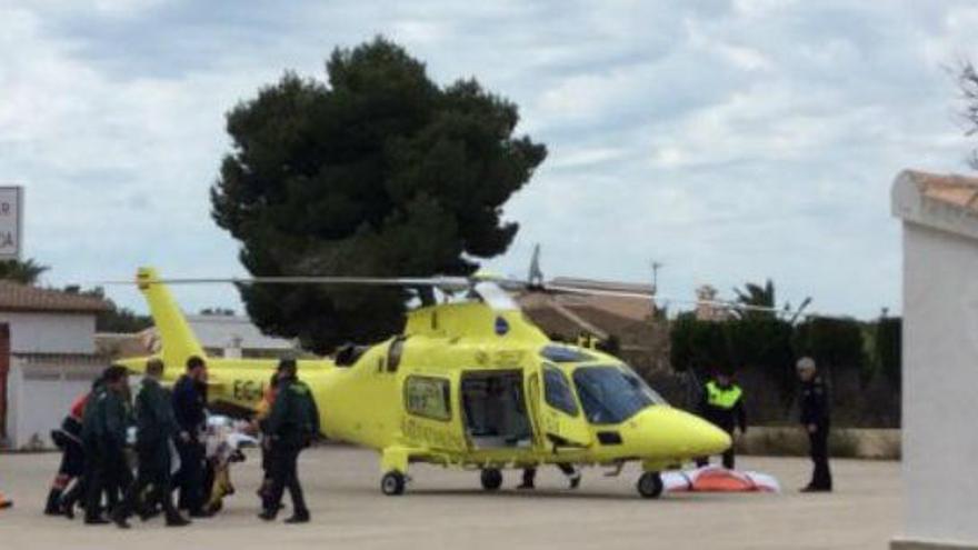 Muere una anciana de 83 años en Xàbia al caerse al tirar la basura