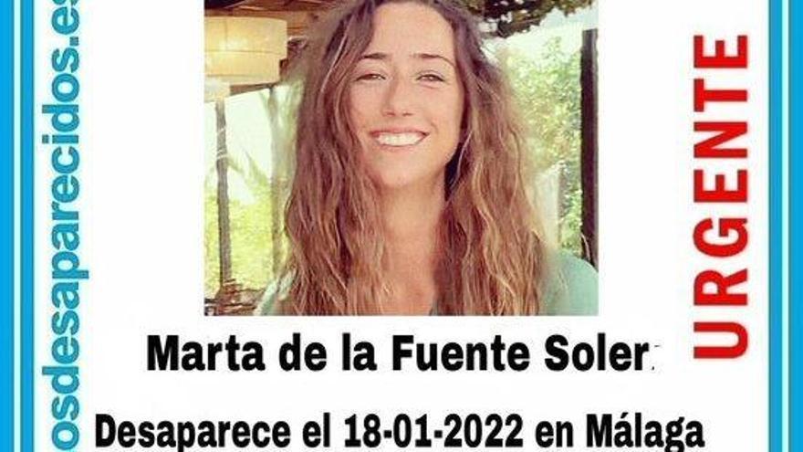 Buscan a Marta, una joven desaparecida en Málaga