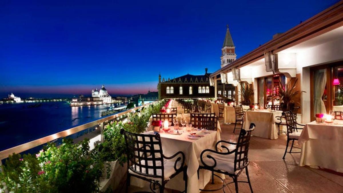 Terraza del hotel Danieli de Venecia