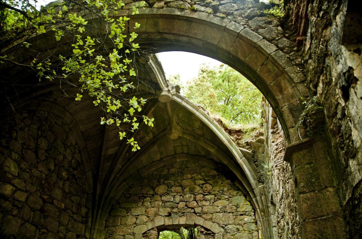 Imagen de una de las bóvedas del convento.