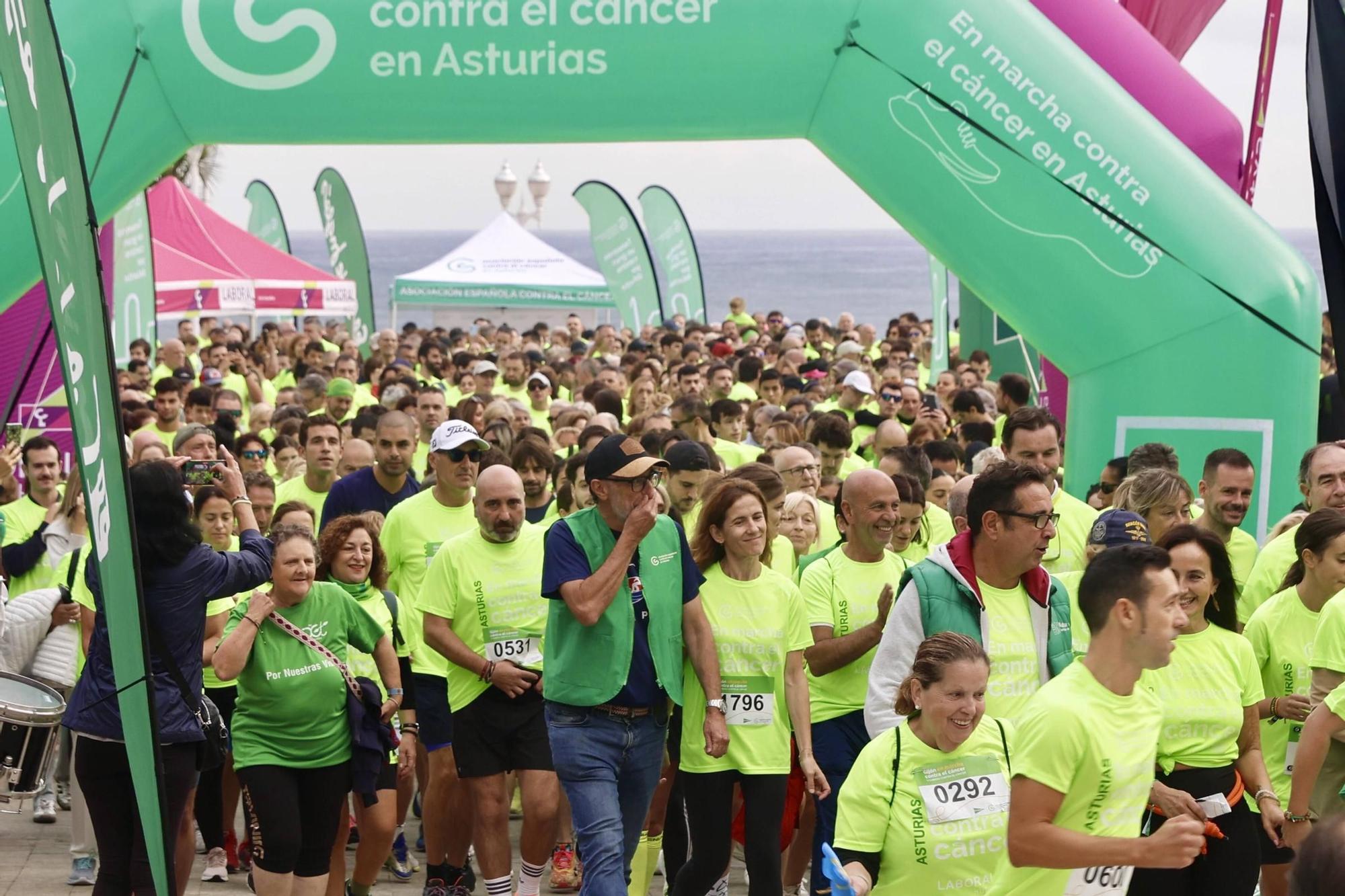 Así fue la carrera contra el cáncer de Gijón: en imágenes