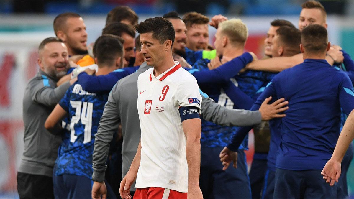 Robert Lewandowski no ha empezado la Eurocopa con buen pie