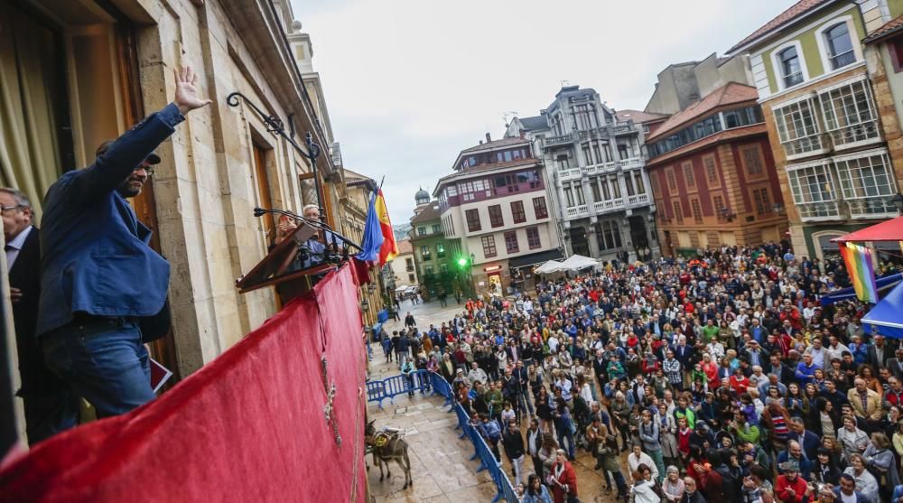 Pregón y chupinazo de las fiestas de San Mateo de Oviedo