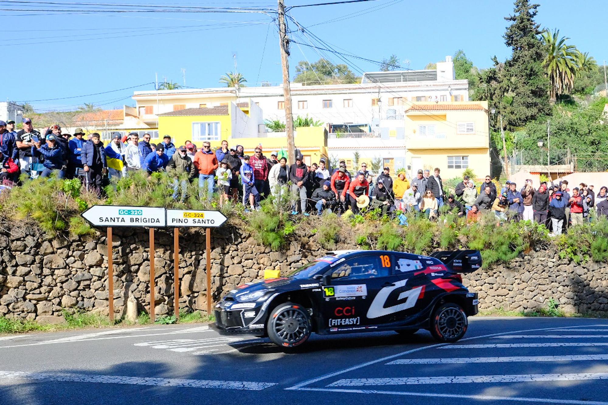 Shakwdown del Rally en Santa Brígida