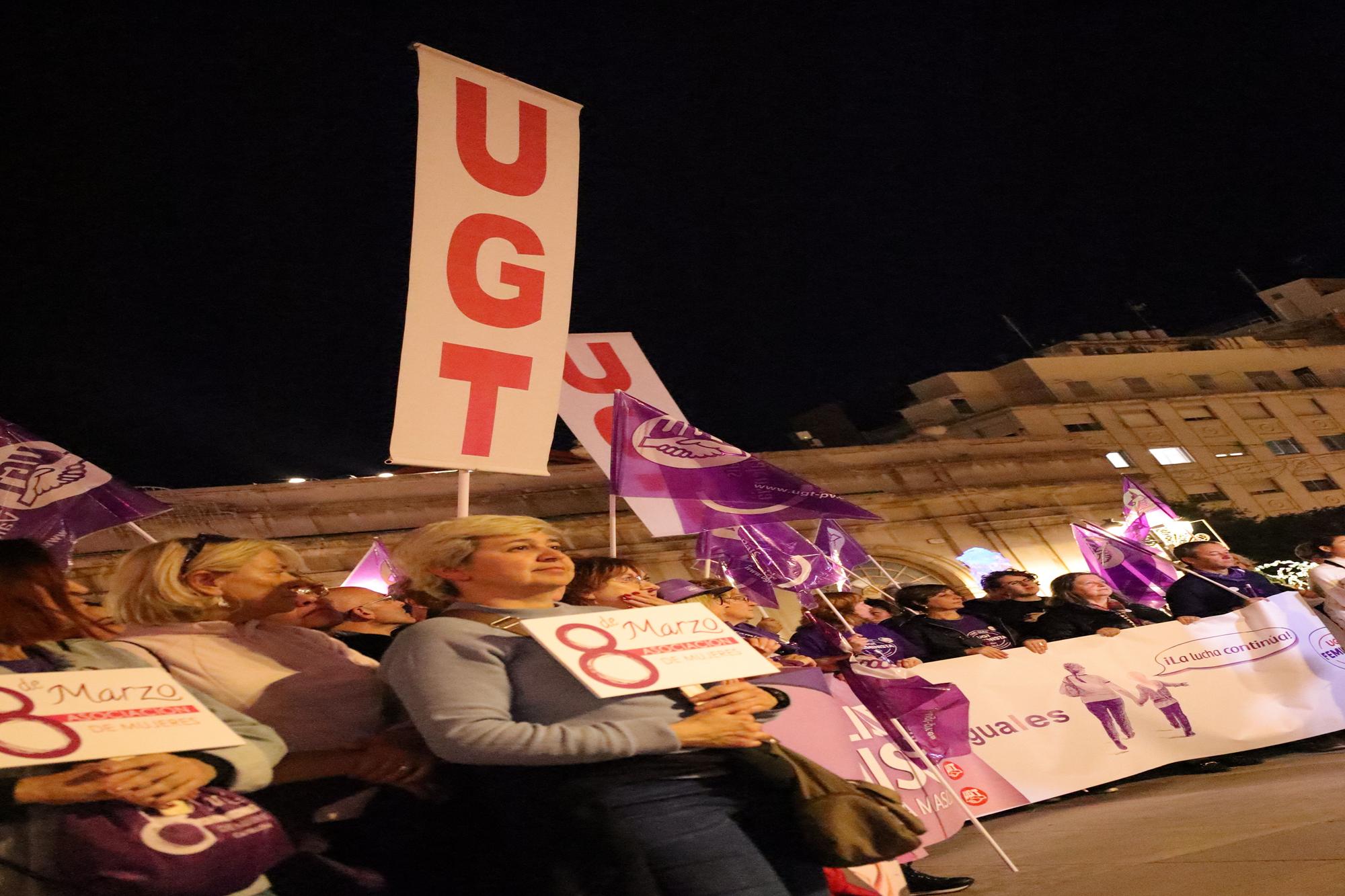 Las mejores imágenes de la manifestación del 8-M en Castellón