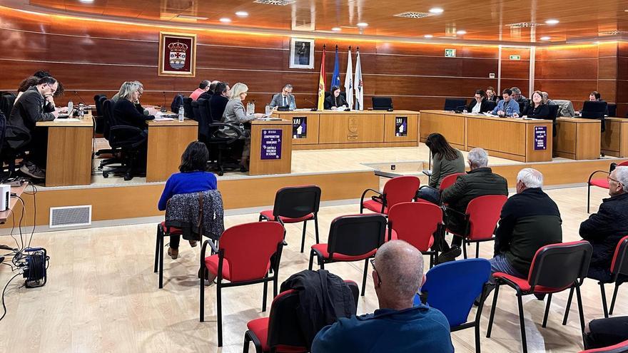 La Corporación municipal de Culleredo, en le pleno de este martes.