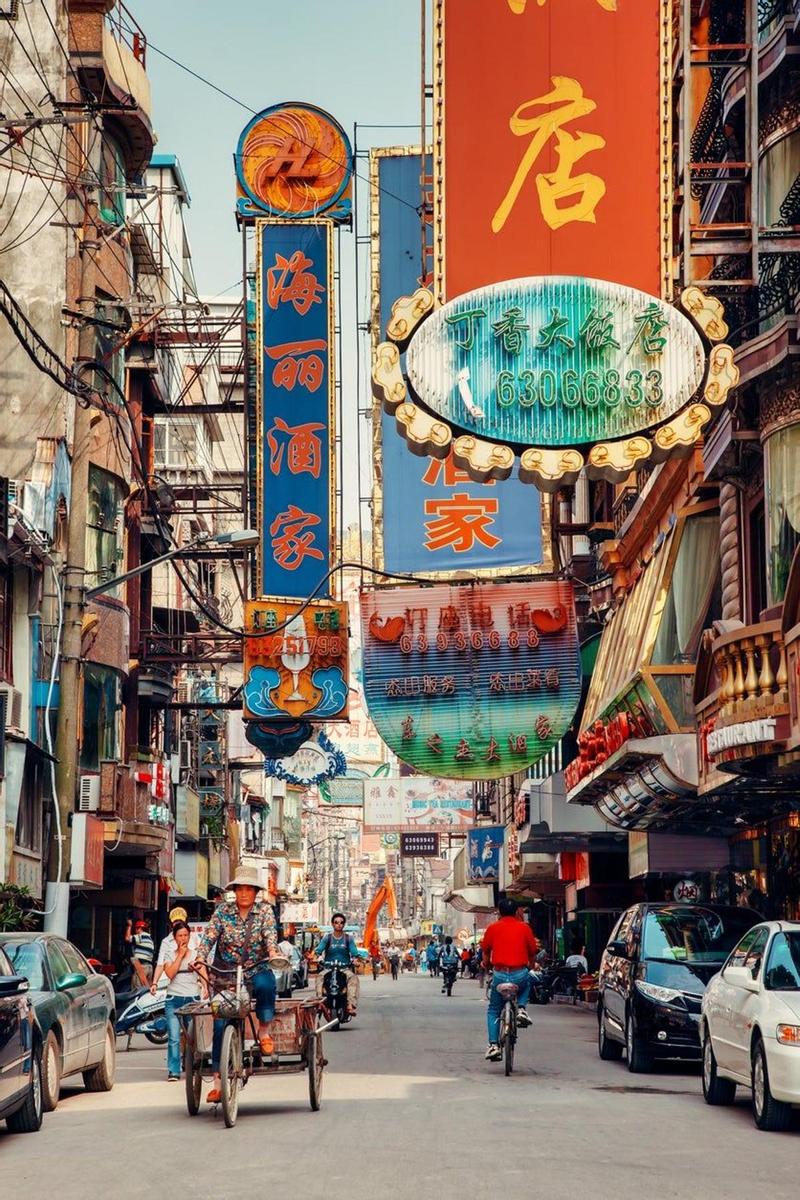 Casco antiguo de Shanghái, China, Los viajes de Tintín