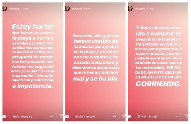 Dulceida denuncia vía Instagram el acoso que está sufriendo