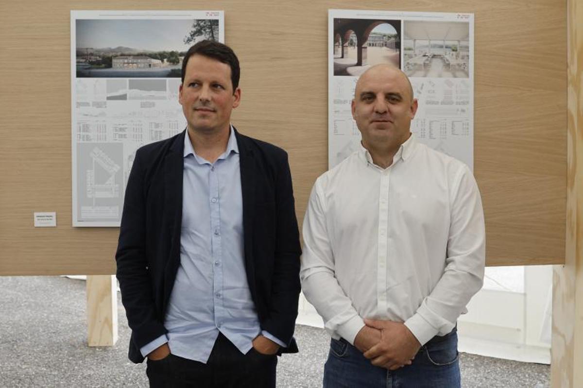 Los arquitectos Miguel Alonso y Roberto Erviti.    | // R. GROBAS