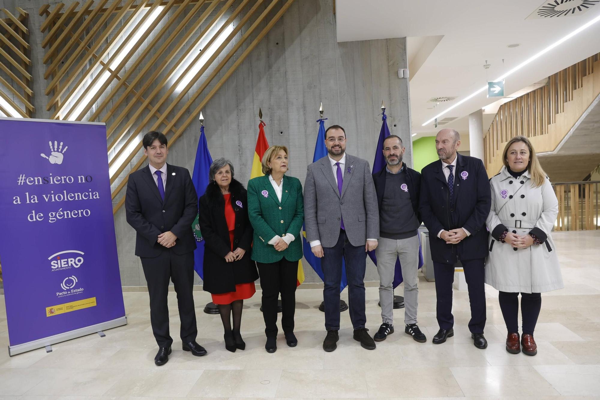 Así fue el acto institucional por el 25N