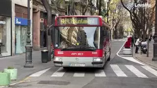 Los autobuses vuelven al centro de València