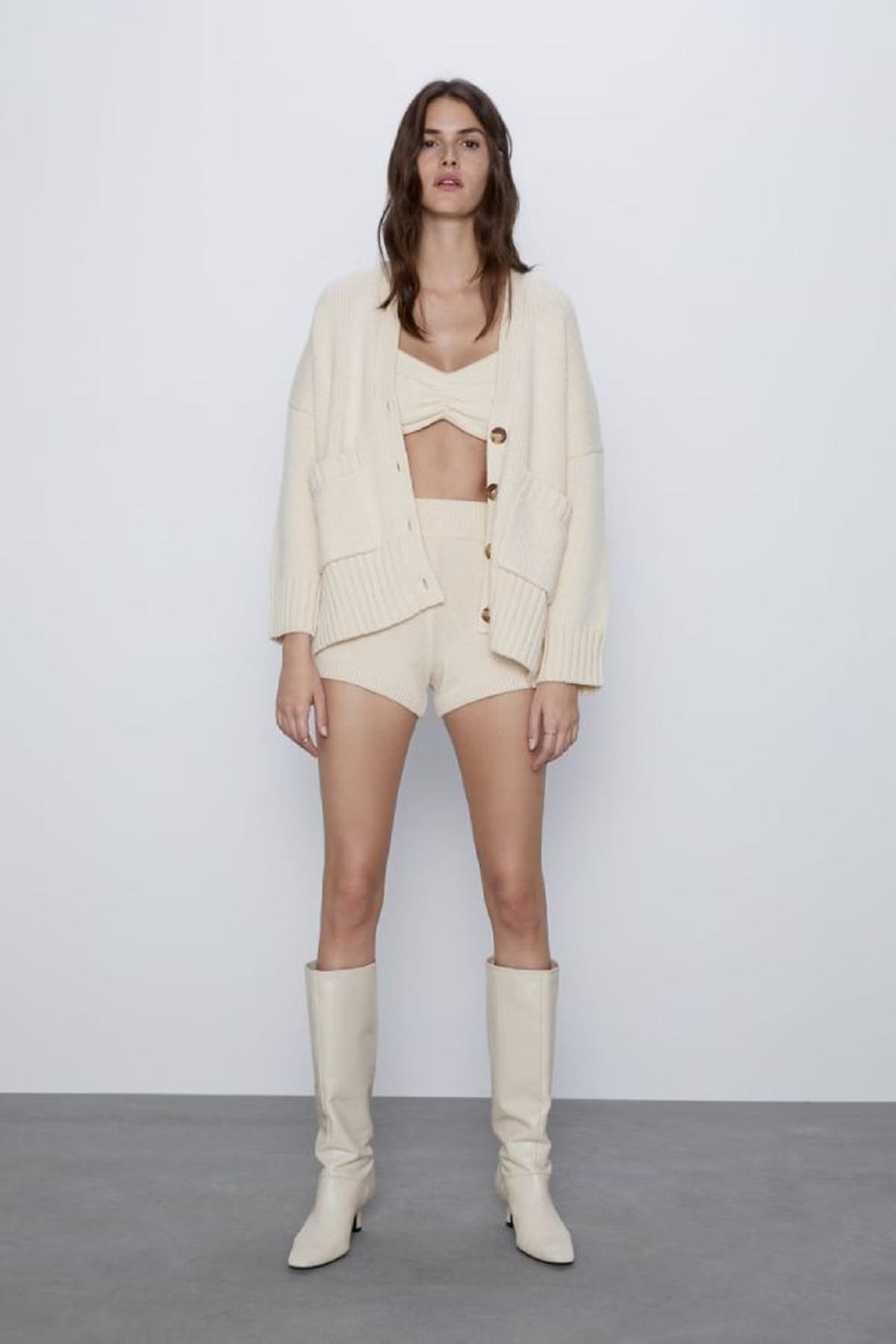 Shorts de punto 'confy-chic' para la cuarentena: la opción que brilla en Instagram y que ya vende Zara