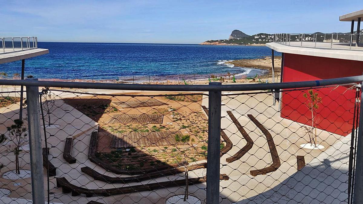 Culminan las obras del auditorio de Caló de s’Oli