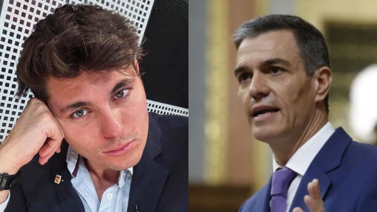 La insólita reacción de Vito Quiles a la comparecencia de Pedro Sánchez