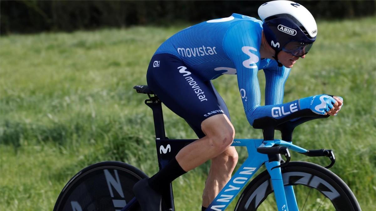 Enric Mas, durante la segunda etapa de la reciente Volta a Catalunya