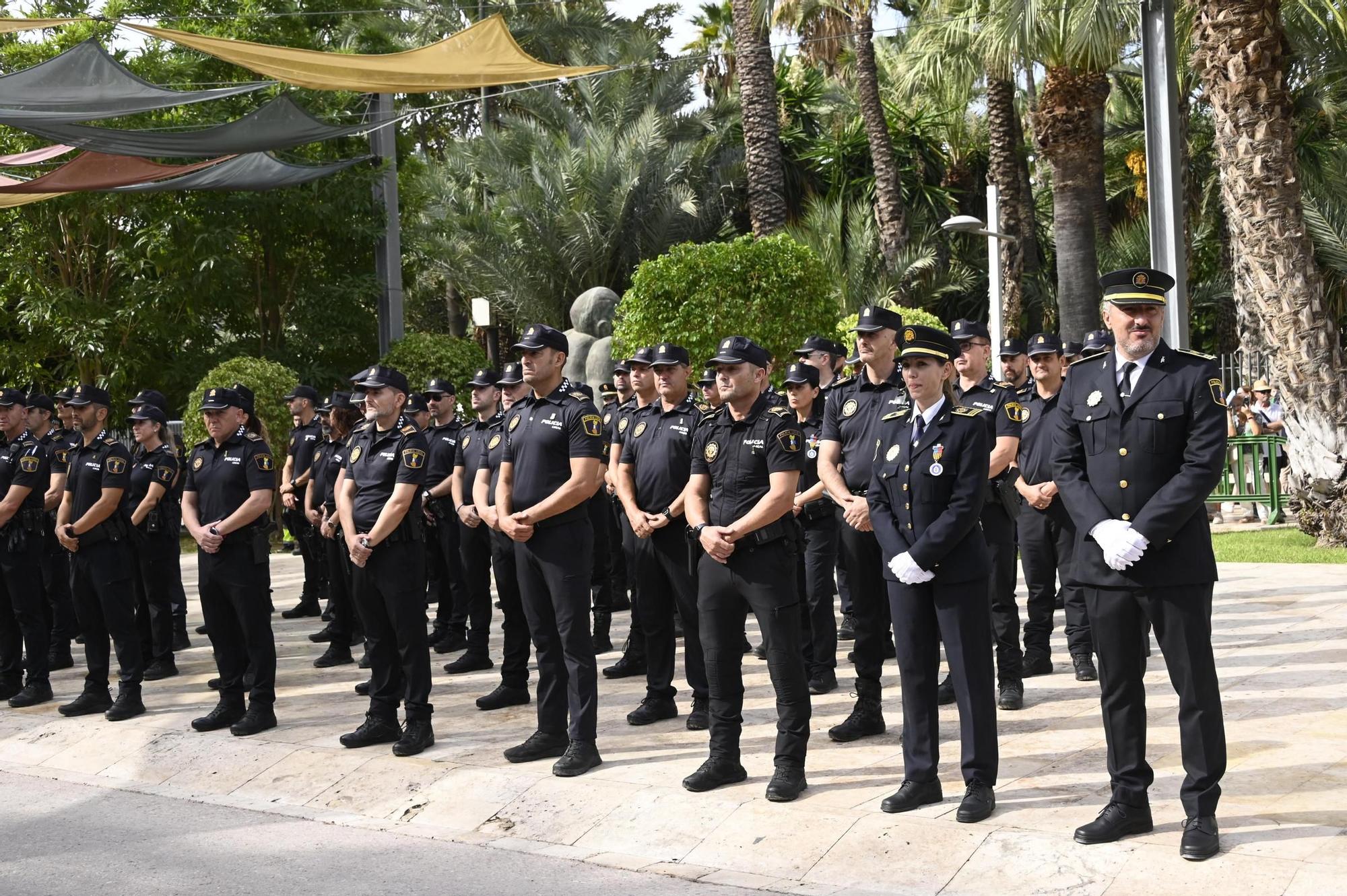 Así ha sido el acto del patrón de la Policía Local de Elche