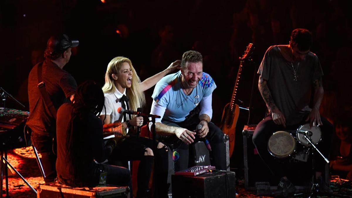 Shakira y Chris Martin